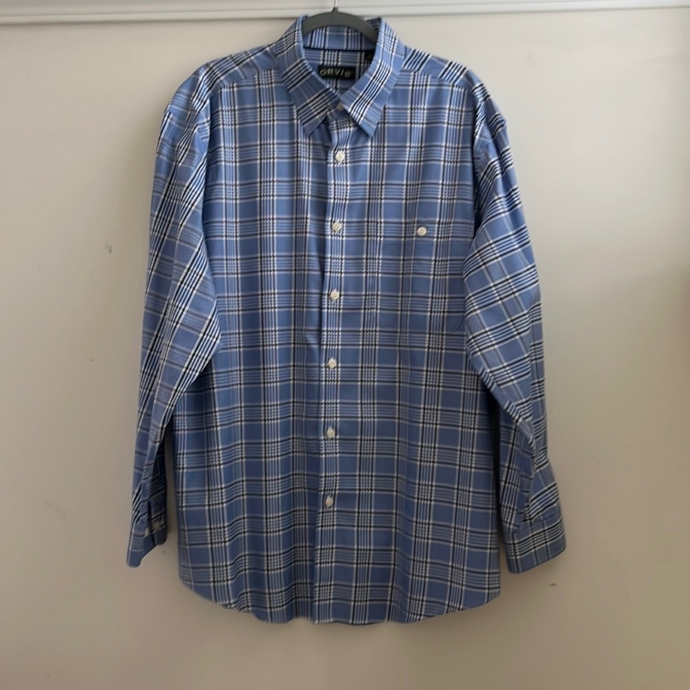 NWOT, XL, Orvis, Checkered Cotton Shirt